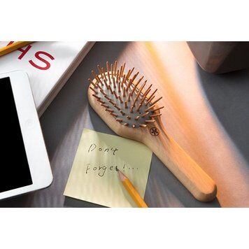 Массажная расческа из букового дерева Xiaomi Sculpting Hair Massage Comb SC-31 - 4