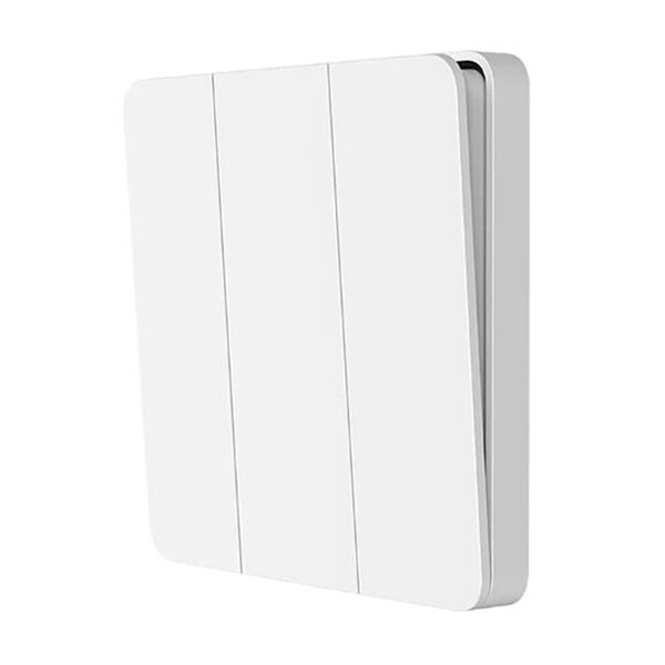 Настенный выключатель Mijia Wall Switch Triple Key MJKG01-3YL (трехклавишный) White - 3