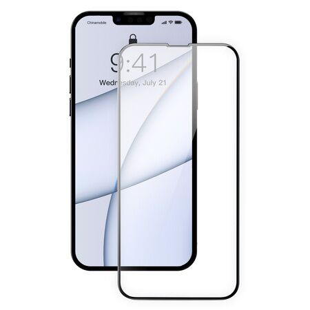 Защитное стекло BASEUS SGQP030201 для iPhone 13 Pro Max 6.7, 0.3mm, черный, 2pcs - 1