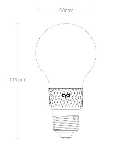 Лампочка Yeelight LED Filament Light E27 6Вт - 5