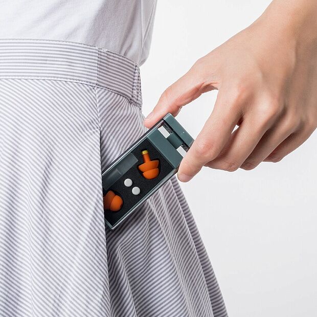Xiaomi Jordan Judy Earplugs Dual Frequency Noise Reduction (Orange) - 7