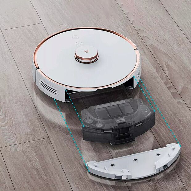 Робот-пылесос с базой самоочистки Viomi Robot Vacuum Cleaner Alpha S9 V-RVCLMD28A EU (White) - отзывы - 5