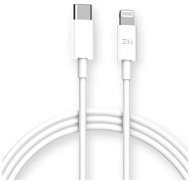Кабель ZMI USB Type-C to Lightning Cable 30 cm AL871 (White) - 1
