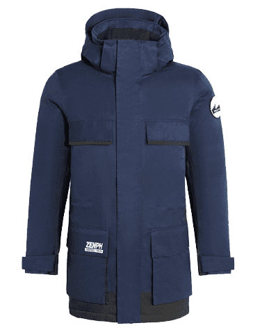 Куртка ZenPh Early Wind Polar Full Pressure Pike Goose Down Clothing (Blue/Синий) - 1