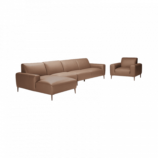 Набор мебели (диван и кресло) Xiaomi 8H Milan Fashion Furniture (Brown/Коричневый) 