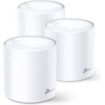 DECO X60(3-pack) Точка доступа TP-Link AX3000 Whole Home Mesh Wi-Fi System, WiFI 6, 2402Mbps at 5G and 574Mbps at 2.4G, 2 Giga ports of each unit - 1