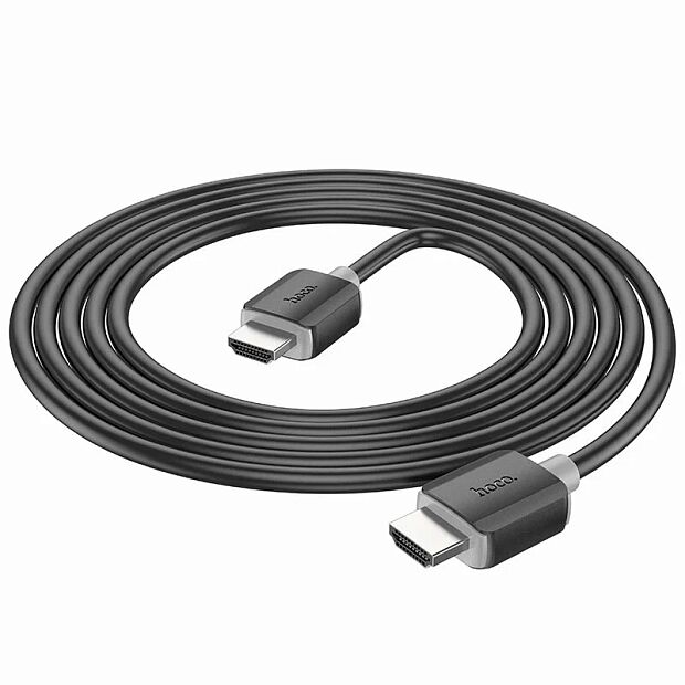 HDMI кабель HOCO US08 HDTV 2.0, 4K 60Hz, 2м, PVC (черный) - 3